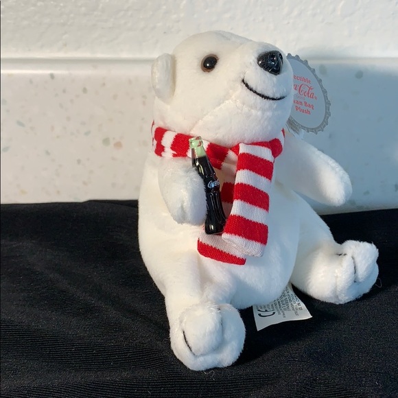 Vintage Coca Cola Polar Bear Plush - Picture 5 of 13